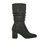 Bottes mi hautes femme noir mascara