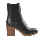 Bottines chelsea  talon femme noir vice versa