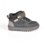 Bottines avec col textile kokin noir