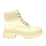 Bottines  lacets femme beige lee cooper