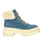 Bottines  lacets femme bleu jean lee cooper