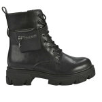 Bottines femme noir avec pochette vice versa
