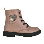 Bottines fille rose  lacets girl time