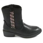 Bottines fille style western girl time noir