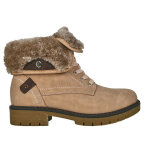 Bottines fourres femme rose  revers outshoes