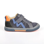 Bottines garon bopy chaussures bleu marine cuir