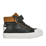 Bottines montantes garon noir motif renard wheeling