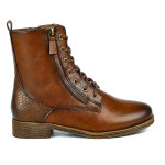 Bottines plates femme marron  lacets vice versa