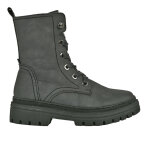 Bottines plates femme noir  semelle crante outshoes