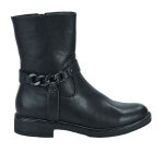 Bottines plates femme noir avec chane vice versa
