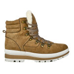 Bottines plates fourres femme beige esprit montagne outshoes