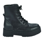 Bottines rangers femme noir vice versa