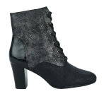 Bottines  talons femme mascara noir