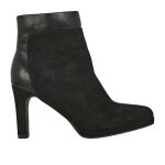 Bottines  talon femme noir bimatire mascara cuir