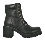 Bottines  talon femme noir semelle crante vice versa cuir