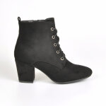 Bottines � talons vice versa noir