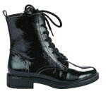 Bottines vernies femme noir  lacets vice versa