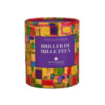 Bougie multicolore freesia en fleurs