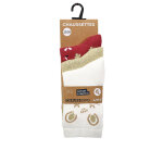 Chaussettes fantaisie enfant ivoire - lot de