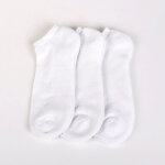 Socquettes homme blanc chaussexpo - lot de