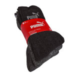 Chaussettes sport tige haute gris puma - lot de