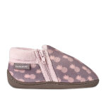 Chaussons bb fille rose motif ananas isotoner
