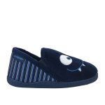 Chaussons enfant avec lastiques isotoner bleu marine