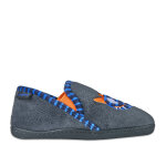 Chaussons enfant avec lastiques isotoner gris