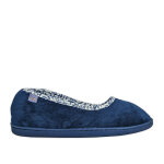 Chaussons femme bleu marine dim