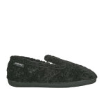 Chaussons fourrs femme noir isotoner