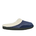 Chaussons fourrs homme bleu marine