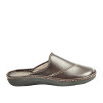 Chaussons mules homme marron arizona cuir