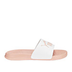 Claquettes femme blanc et rose puma popcat