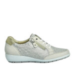 Derbies femme argents lady confort cuir