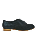 Derbies femme bi - mati�res vice versa noir cuir