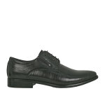 Derbies fortunato noir cuir