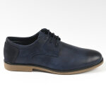 Derbies homme fortunato bleu marine cuir