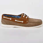 Derbies homme style bateau sealine beige en cuir cuir