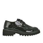 Derbies plateforme femme vernis noir crantes vice versa cuir