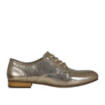 Derbies femme bronze vice versa cuir