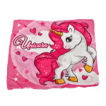 Echarpe / tour de cou enfant rose licorne