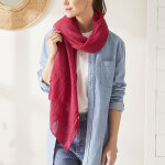Echarpe femme rouge