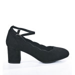 Escarpins  brides cheville femme noir ana luna cuir
