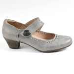 Escarpins femme gris scalina cuir