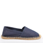 Espadrilles femme bleu jean