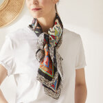 Foulard femme noir