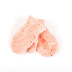 Gants enfant motifs toiles rose