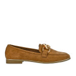 Mocassins femme camel  chane vice versa cuir