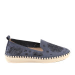 Mocassins femme scalina bleu marine