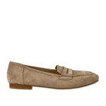 Mocassins femme sudine beige vice versa cuir